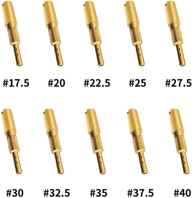 Strongthium 30 Pcs Main Jet and Pilot Slow Jet Kit for Mikuni carburetor Large Round N100.604 & VM28/486 - Image 3